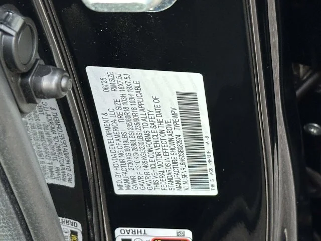 Certified Used 2025 Crystal Black Pearl Honda EX-L image 20