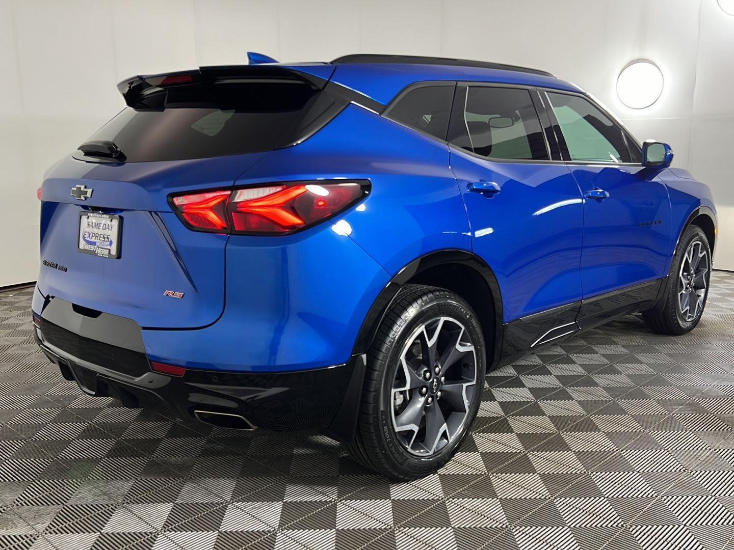 Used 2020 Bright Blue Metallic Chevrolet RS image 3