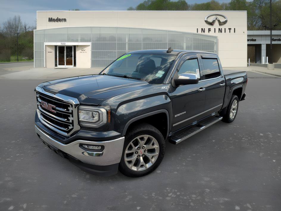 Used 2018 Dark Slate Metallic GMC SLT image 1