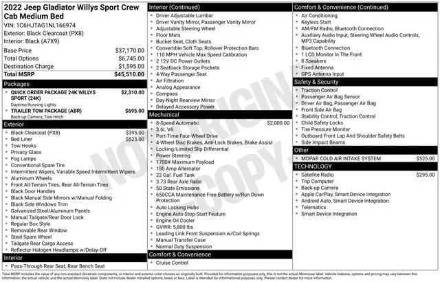 Used 2022 Black Jeep Willys image 36