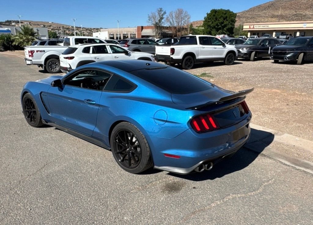 Used 2019 Blue Metallic Ford Shelby GT350 image 3
