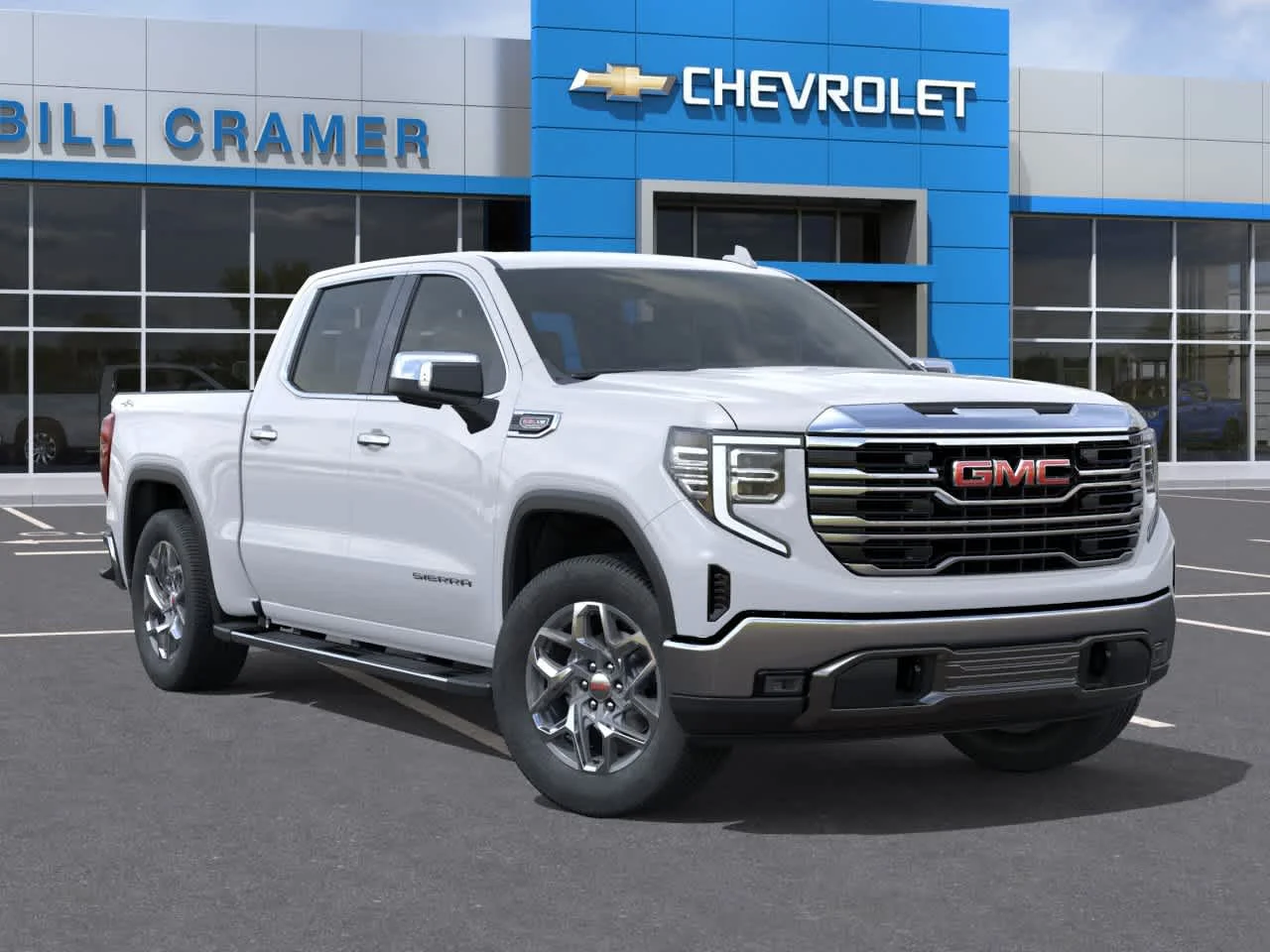 New 2026 Summit White GMC SLT image 7