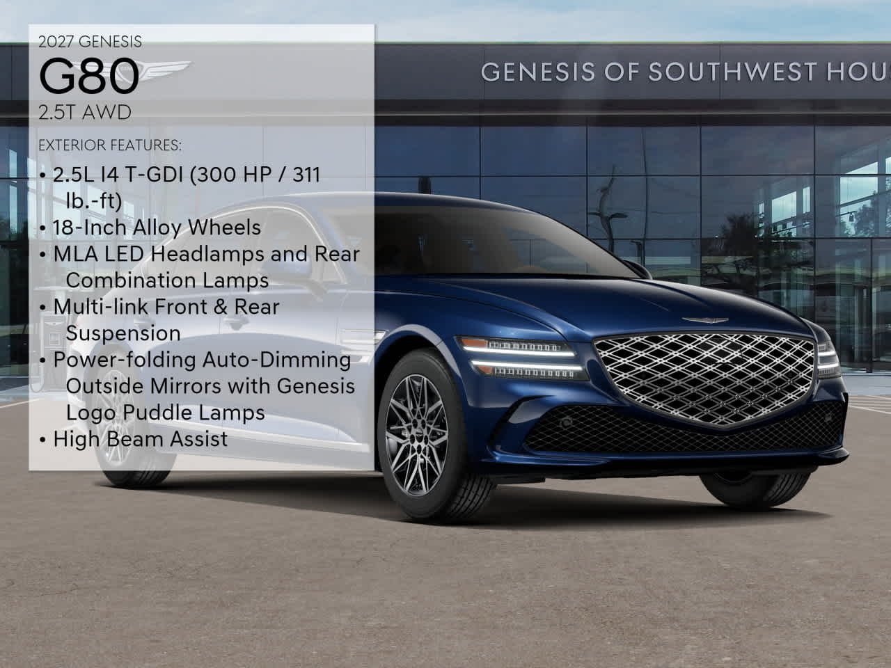 New 2027 Capri Blue Genesis 2.5T image 3