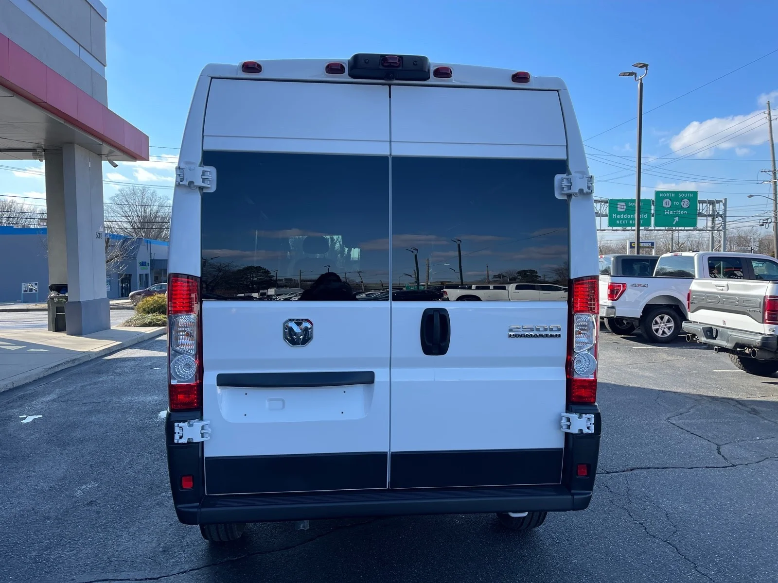 Used 2023 Bright White Clearcoat Ram High Roof image 6