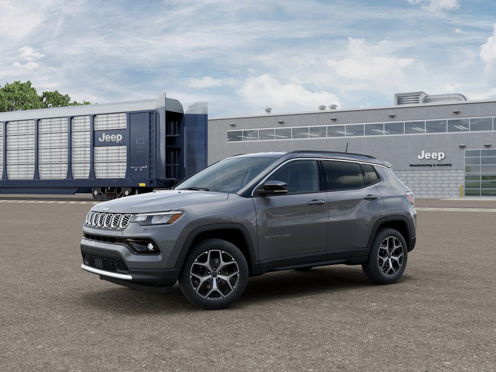 New 2026 Sting-Gray Clear-Coat Exterior Paint Jeep Limited image 1
