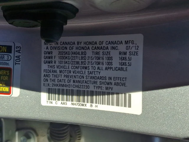 Used 2012 Silver Honda LX image 27