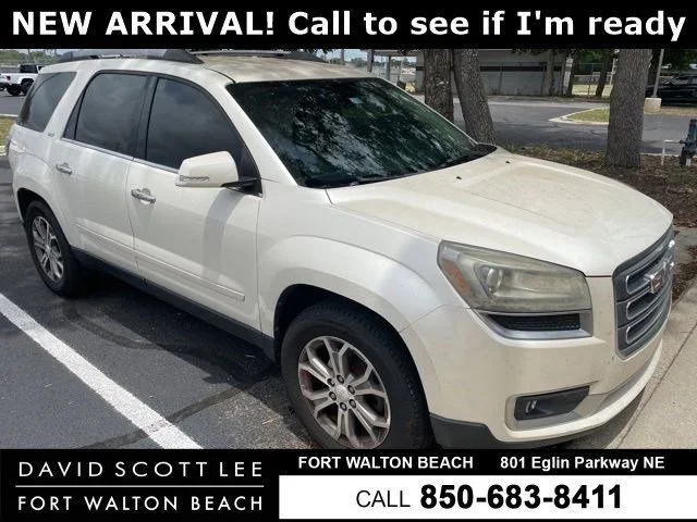 Used 2013 White Diamond Tricoat GMC SLT image 1