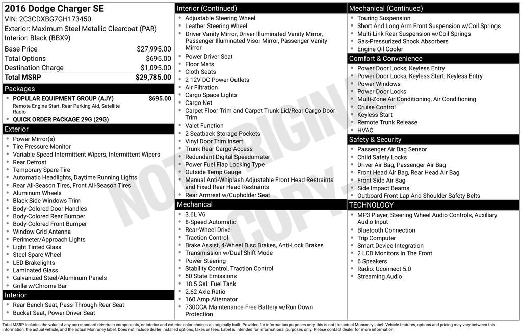 Used 2016 Gray Dodge SE image 29