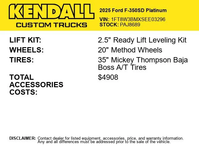 Used 2025 White Ford Platinum image 2