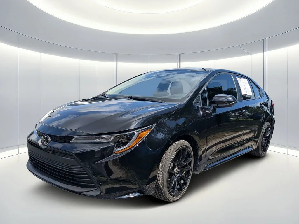 Certified Used 2025 Black Toyota LE image 6