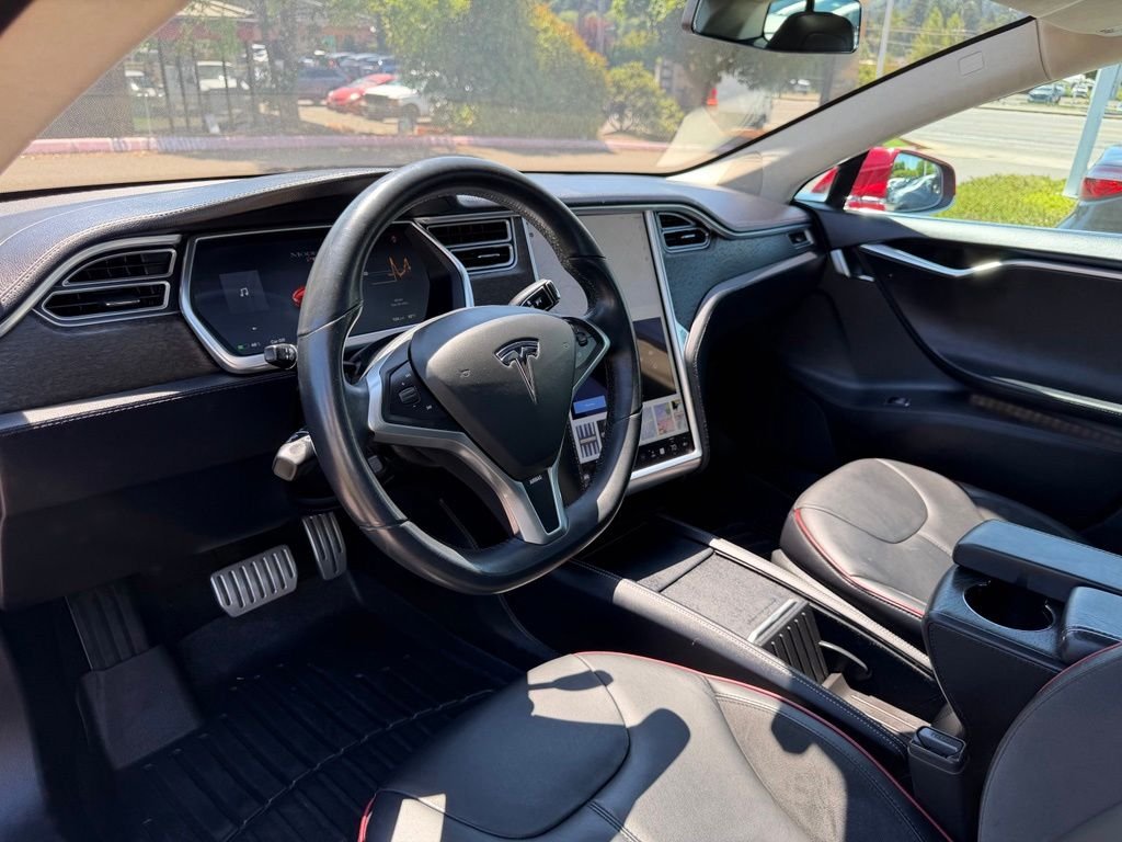 Used 2013 Red Tesla Performance image 15