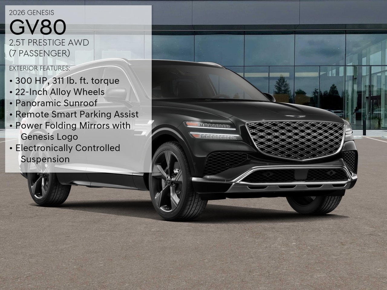 New 2026 Black Genesis 2.5T PRESTIGE image 3