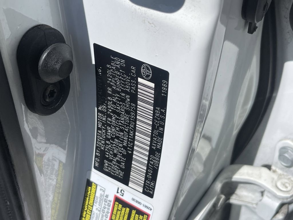 Used 2024 White Toyota LE image 39