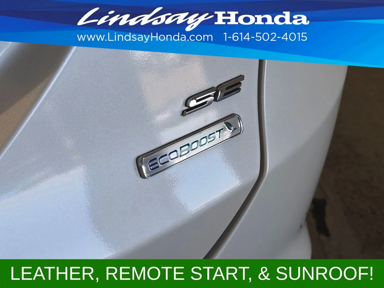 Used 2014 White Platinum Clearcoat Metallic Ford SE image 7