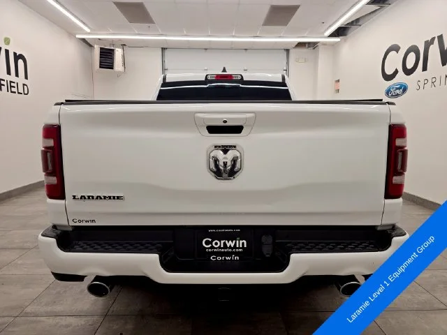 Used 2020 Bright White Clearcoat Ram Laramie image 4
