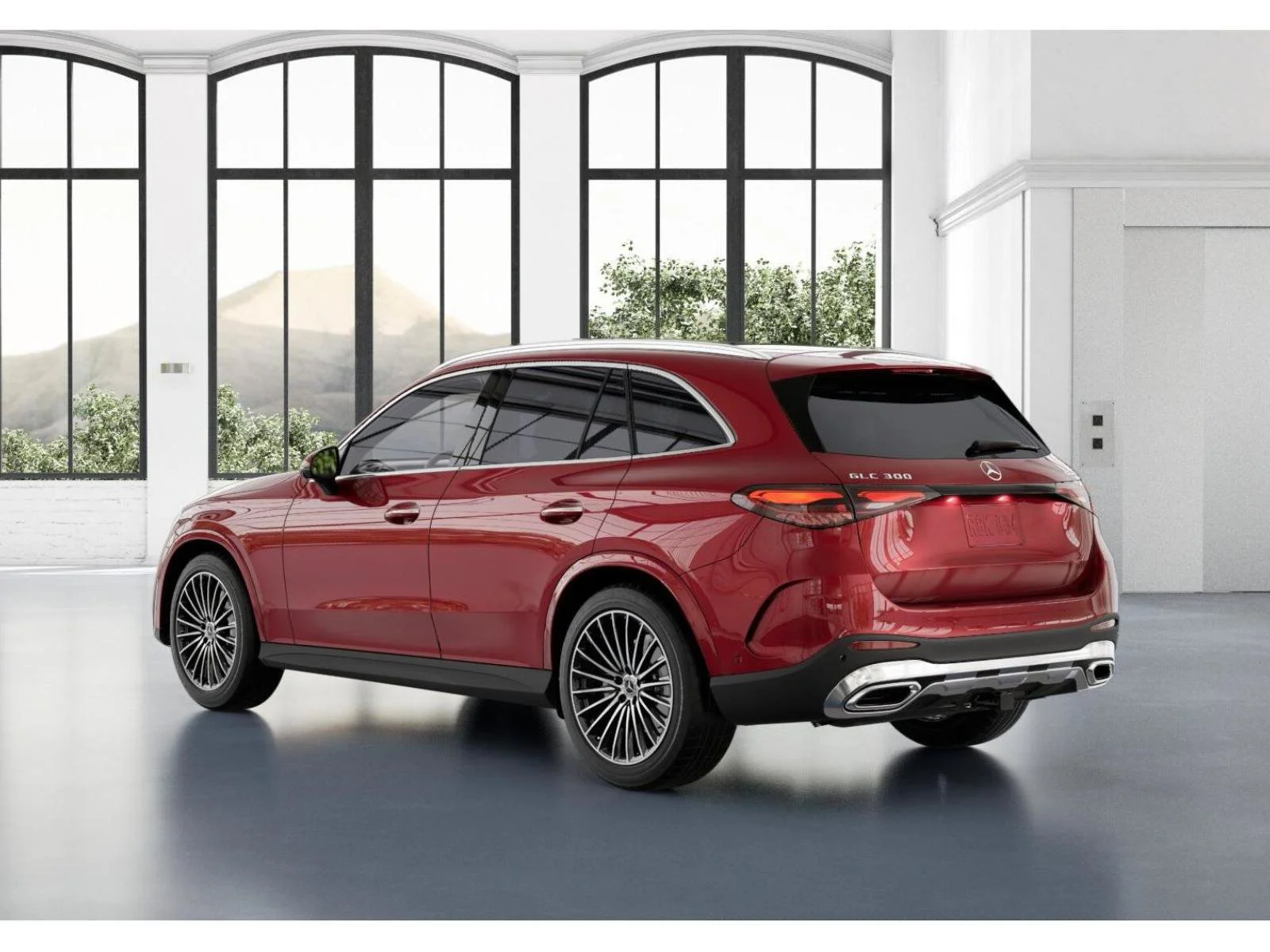 New 2026 MANUFAKTUR Patagonia Red Metallic Mercedes-Benz GLC 300 image 30