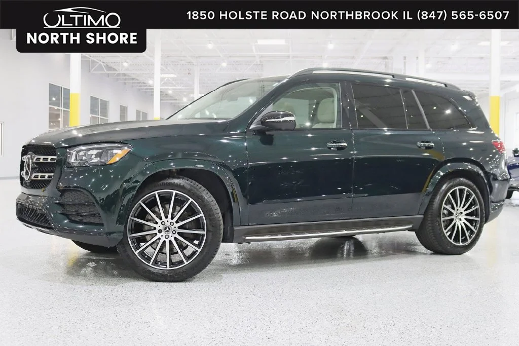 Used 2022 Green Mercedes-Benz GLS 450 image 1