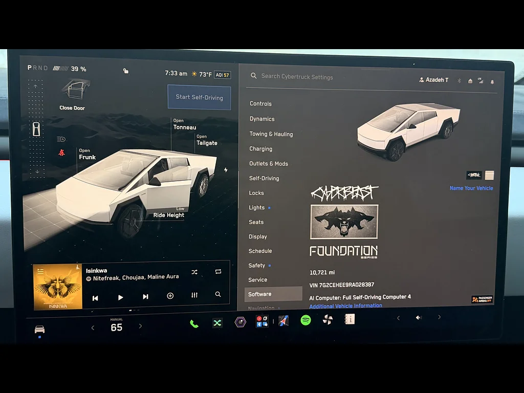 Used 2024 Stainless Steel Tesla Cyberbeast image 10