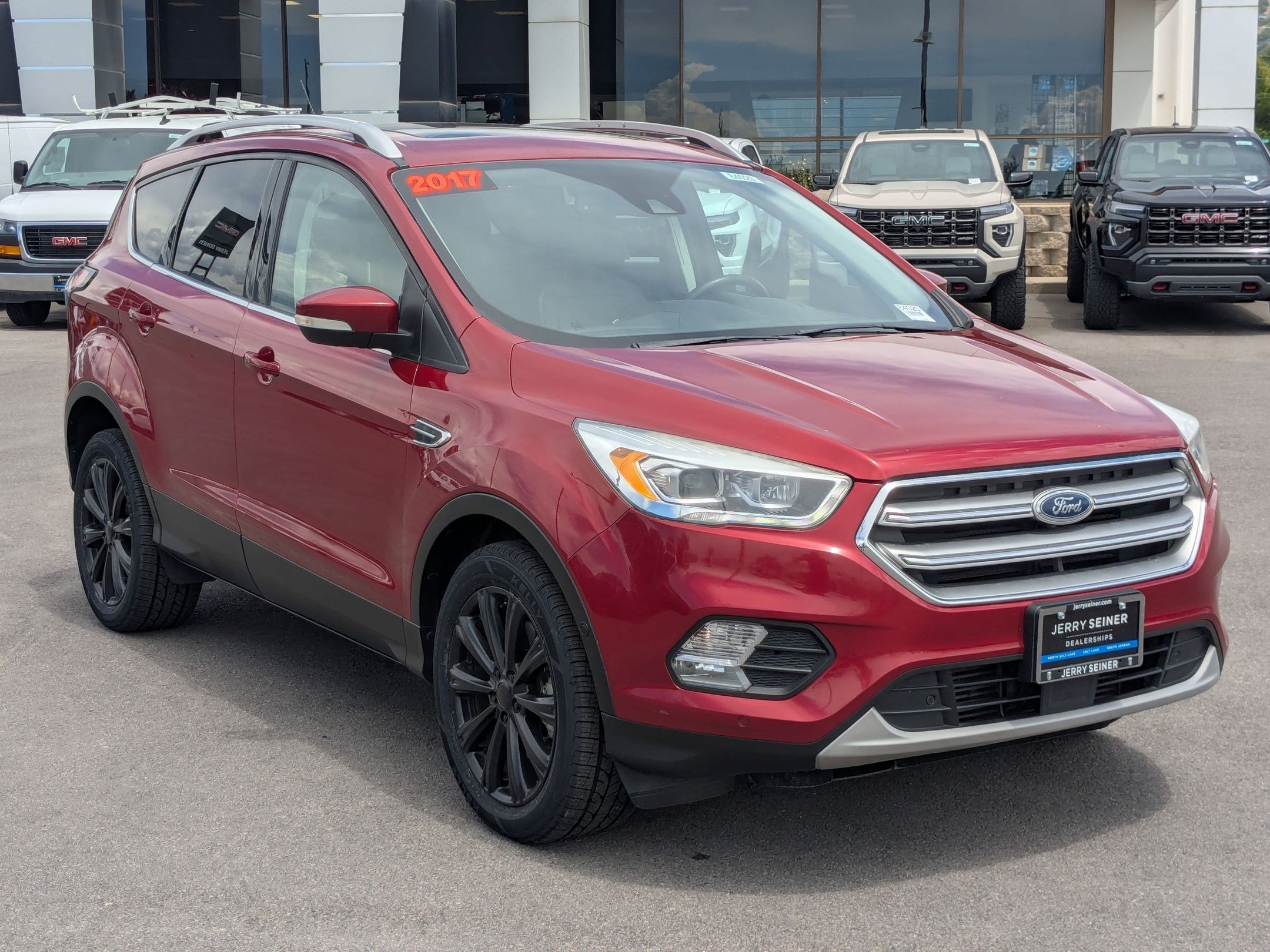 Used 2017 Ruby Red Metallic Ford Titanium image 8