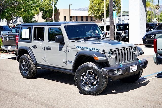 Certified Used 2023 Gray Jeep Rubicon 4xe image 2