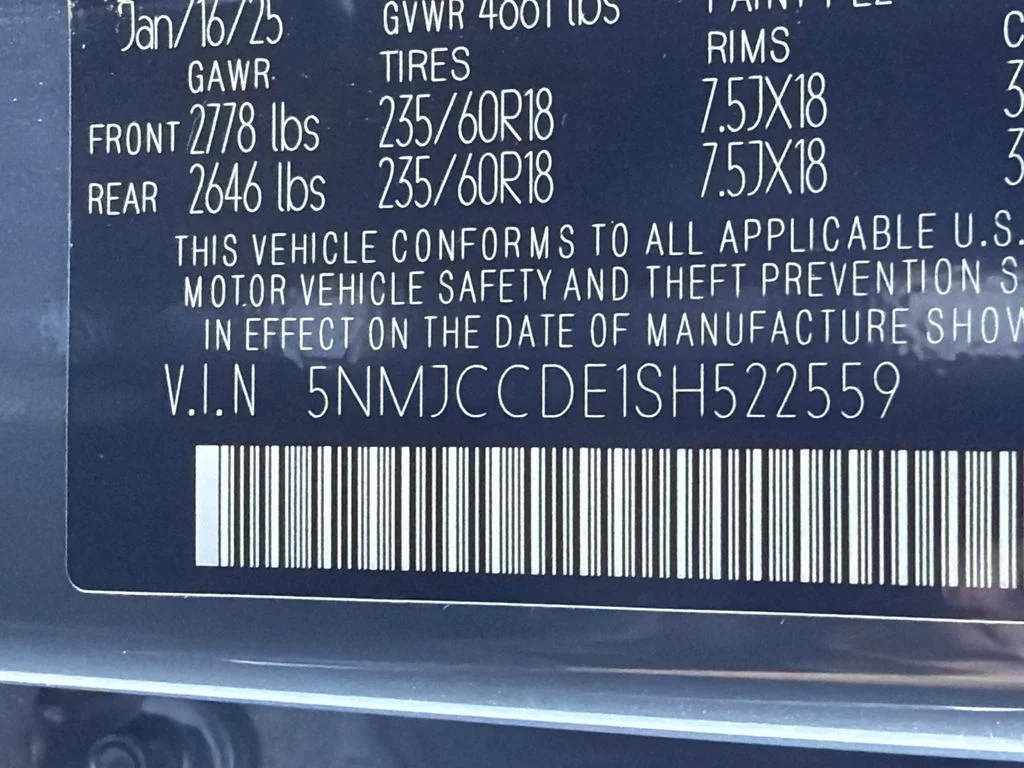 Used 2025 Gray Hyundai SEL Convenience image 34