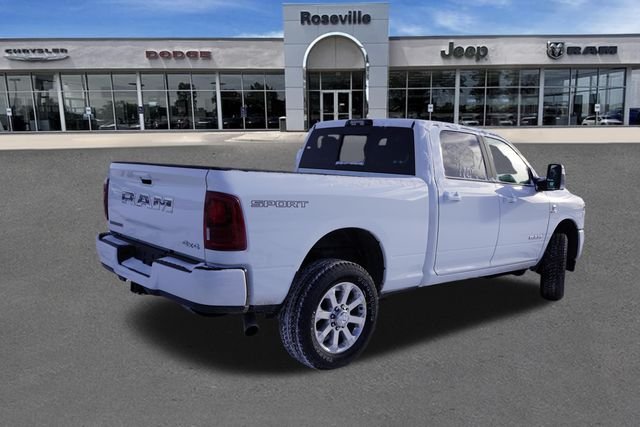 New 2026 Bright White Clear-Coat Exterior Paint RAM Laramie image 3