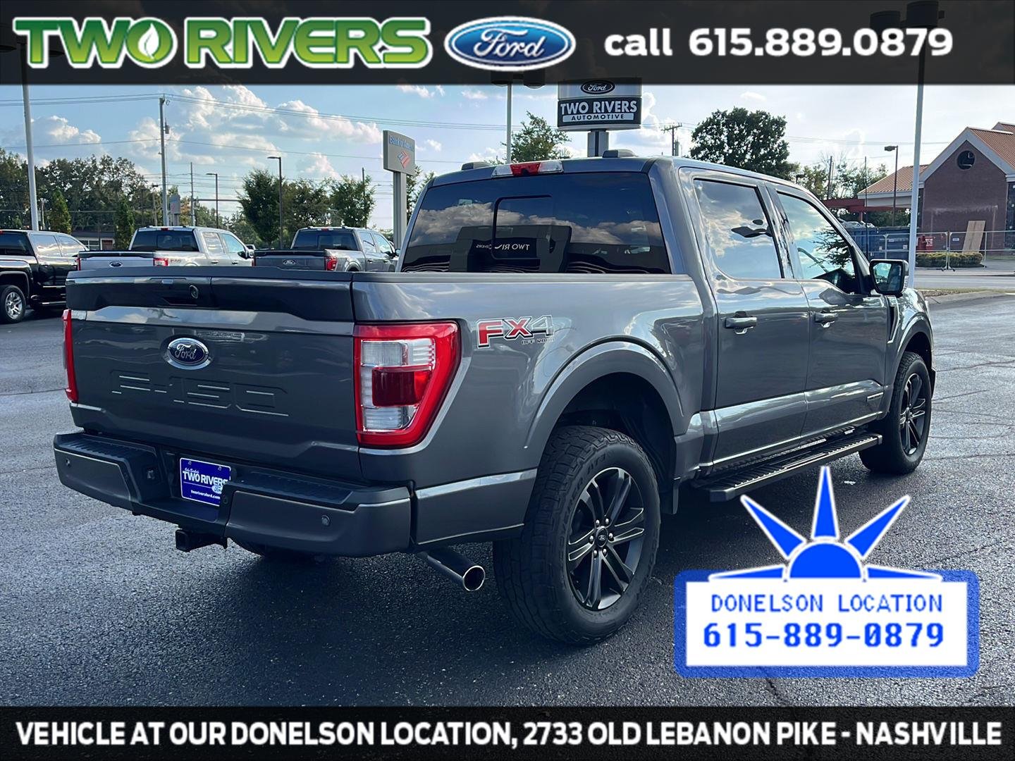 Used 2021 Carbonized Gray Metallic Ford LARIAT image 18