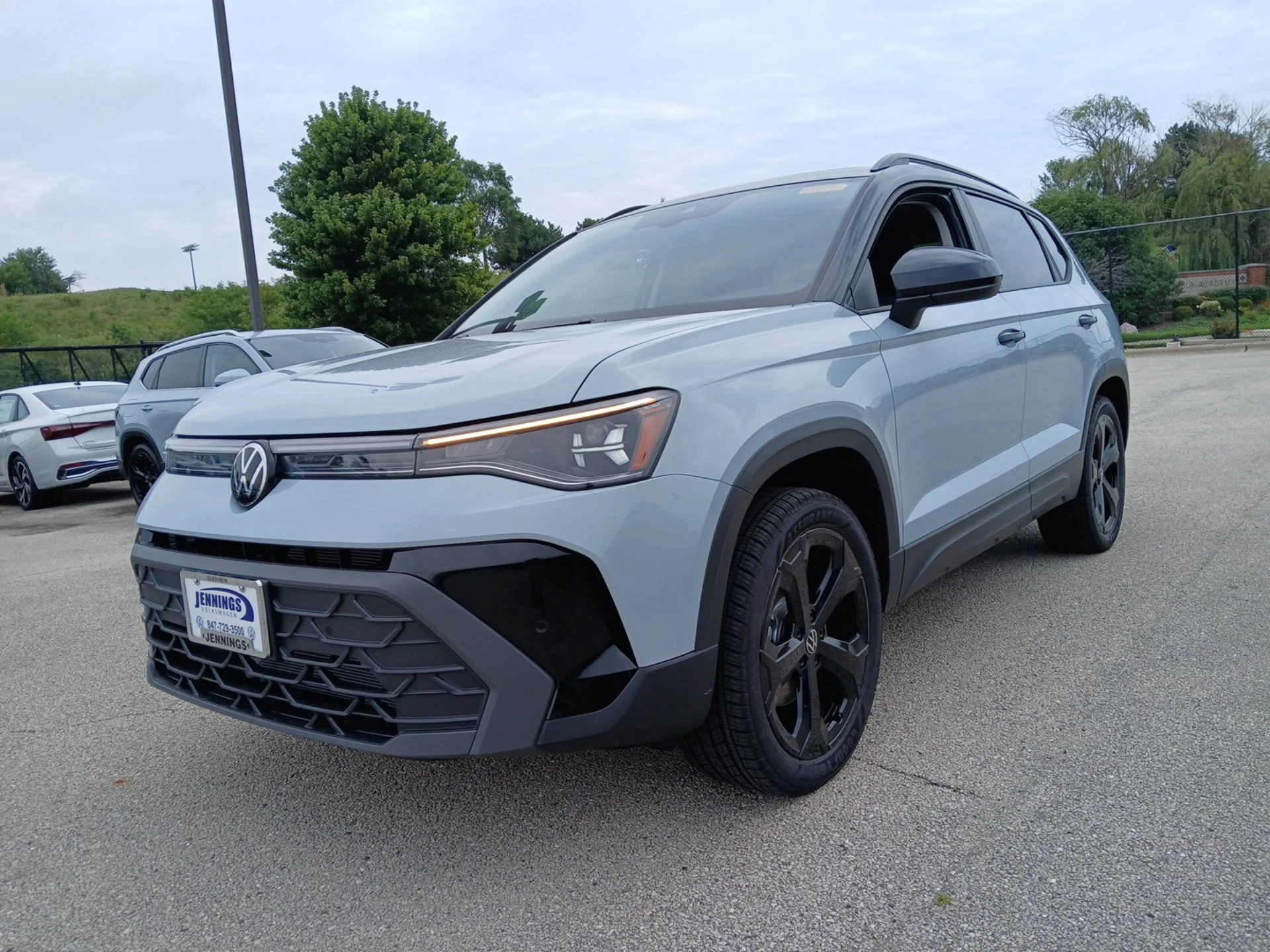 New 2026 Monument Gray W/Deep Black Roof Volkswagen 1.5T SE Black image 6