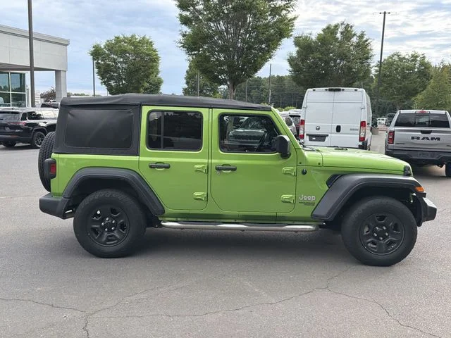Used 2019 Green Jeep Unlimited Sport image 5