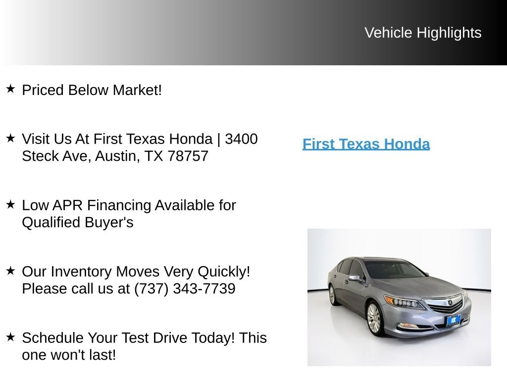 Used 2014 Silver Acura Base image 9