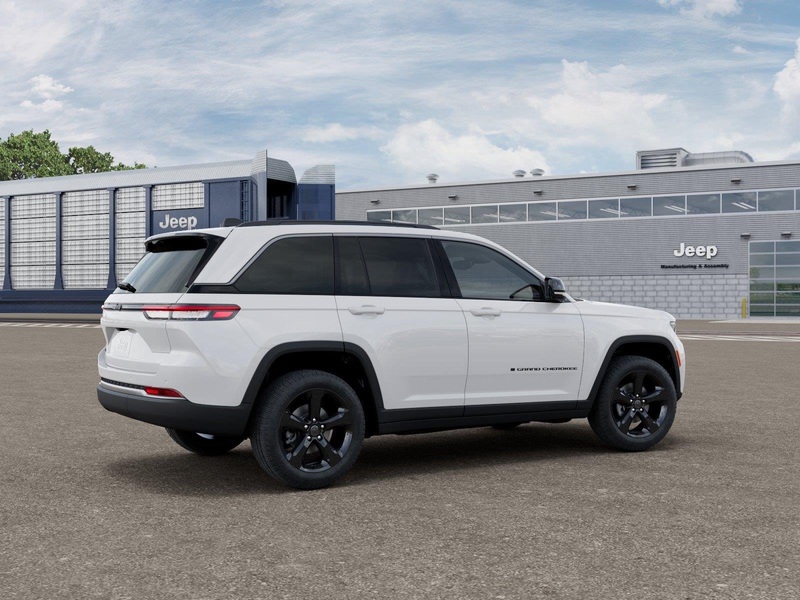 New 2027 Bright White Clear-Coat Paint Jeep Limited image 4