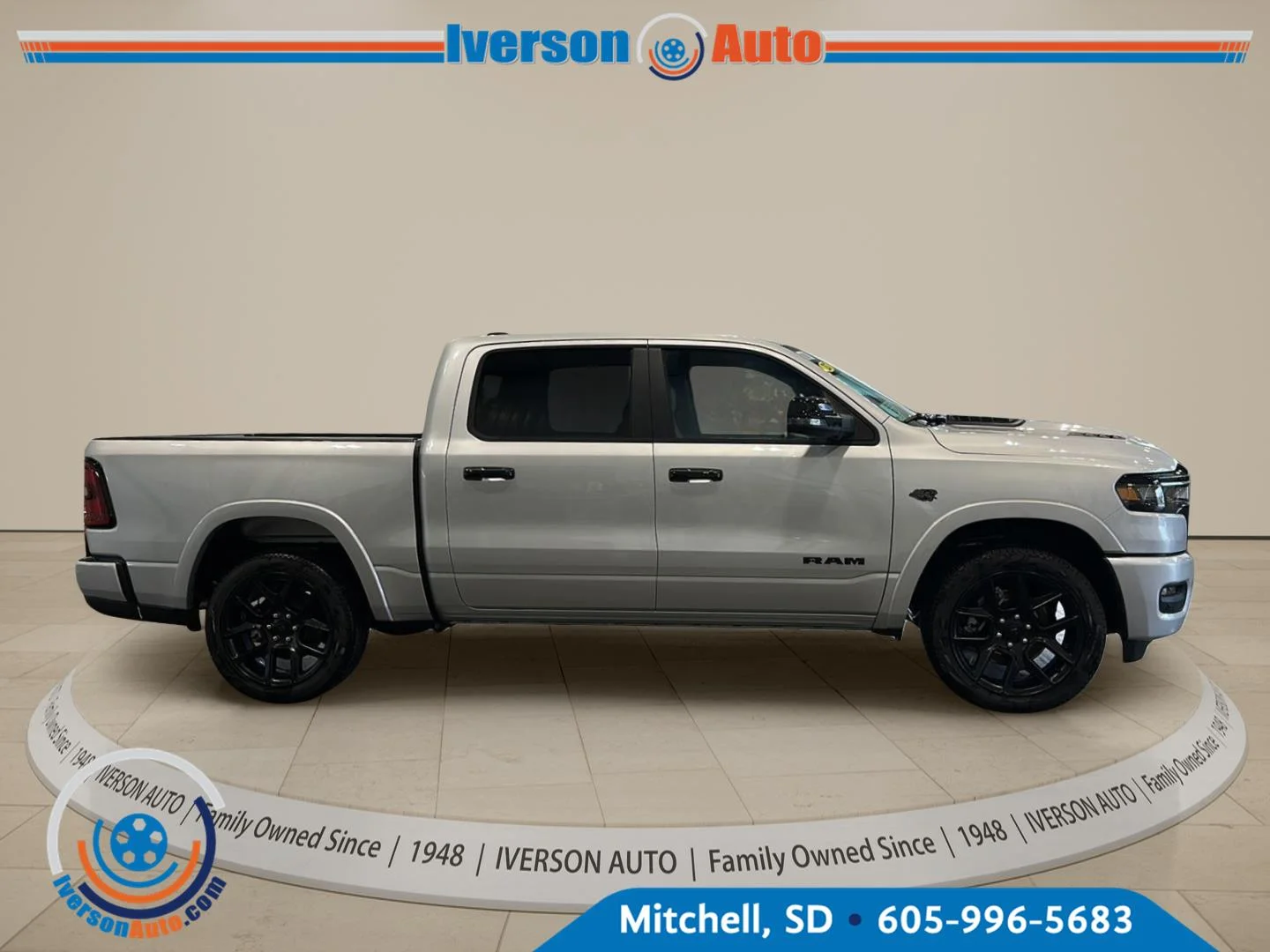 New 2027 Silver Zynith Exterior Paint RAM LARAMIE 4X4 CREW CAB 5