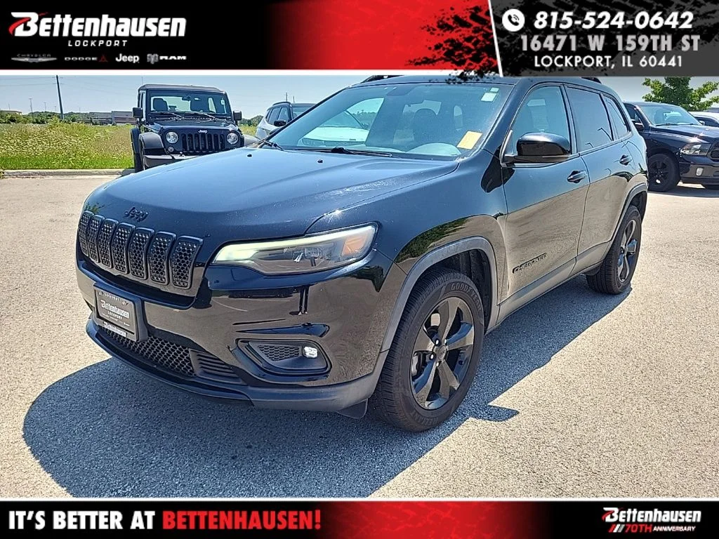 Certified Used 2019 Black Jeep Latitude Plus image 1