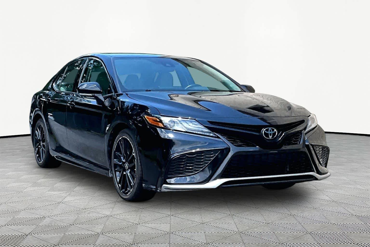 Used 2024 Midnight Black Metallic Toyota XSE image 3