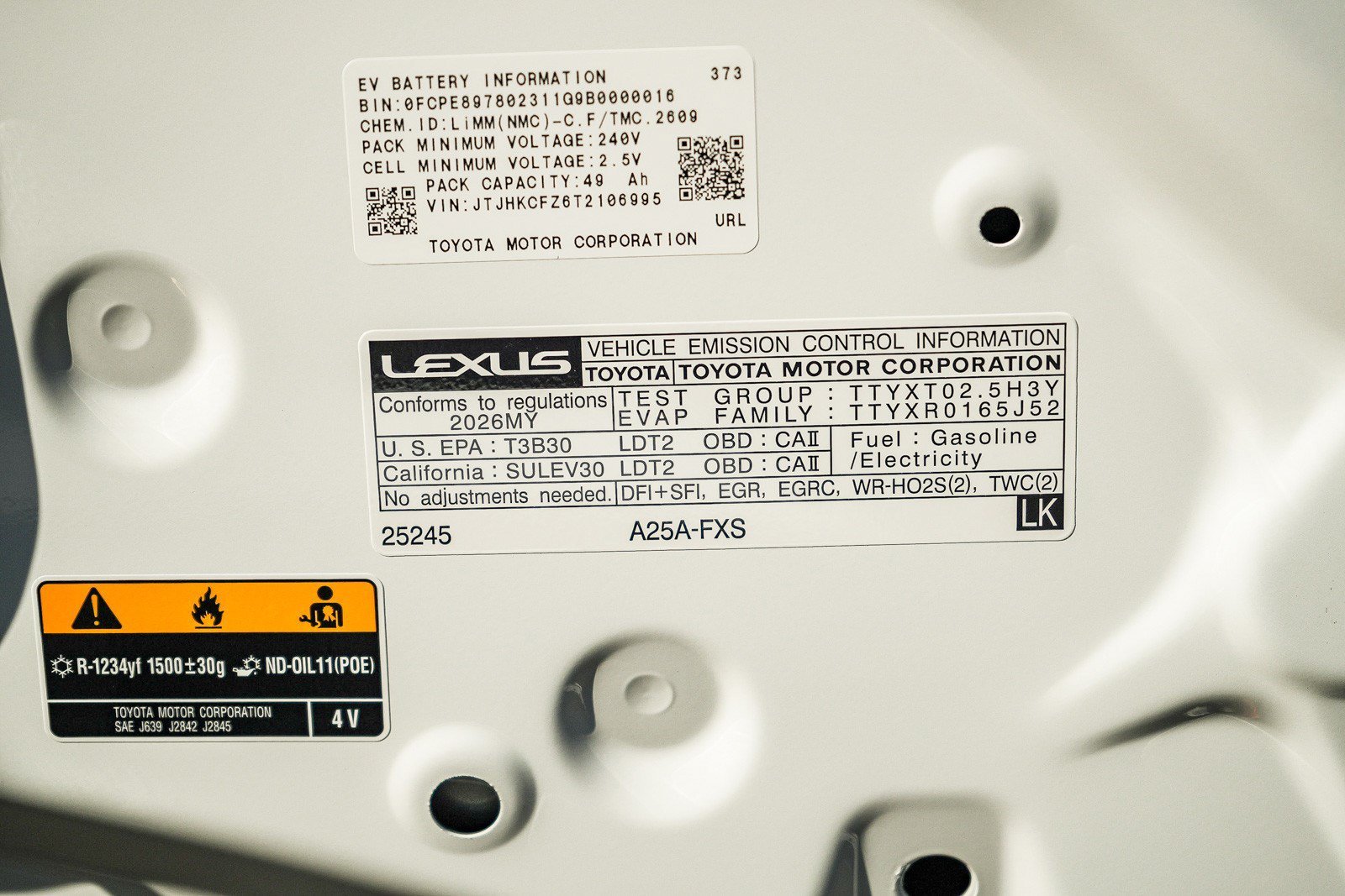 New 2026 Ultra White Lexus NX 450h+ PREMIUM AWD image 27