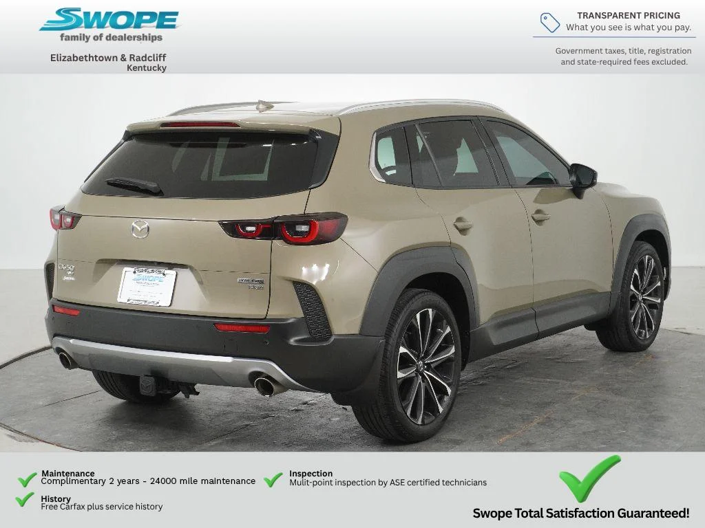 Used 2024 Zircon Sand Metallic Mazda 2.5 Turbo Premium Plus Package image 4