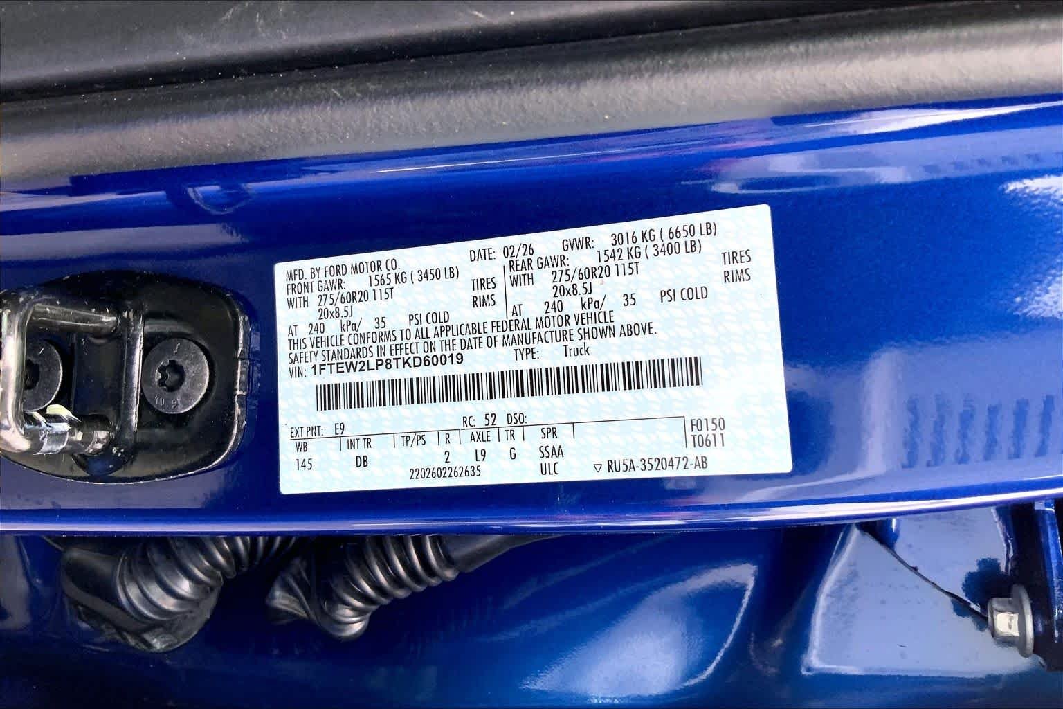 New 2026 Argon Blue Metallic Ford STX® image 18