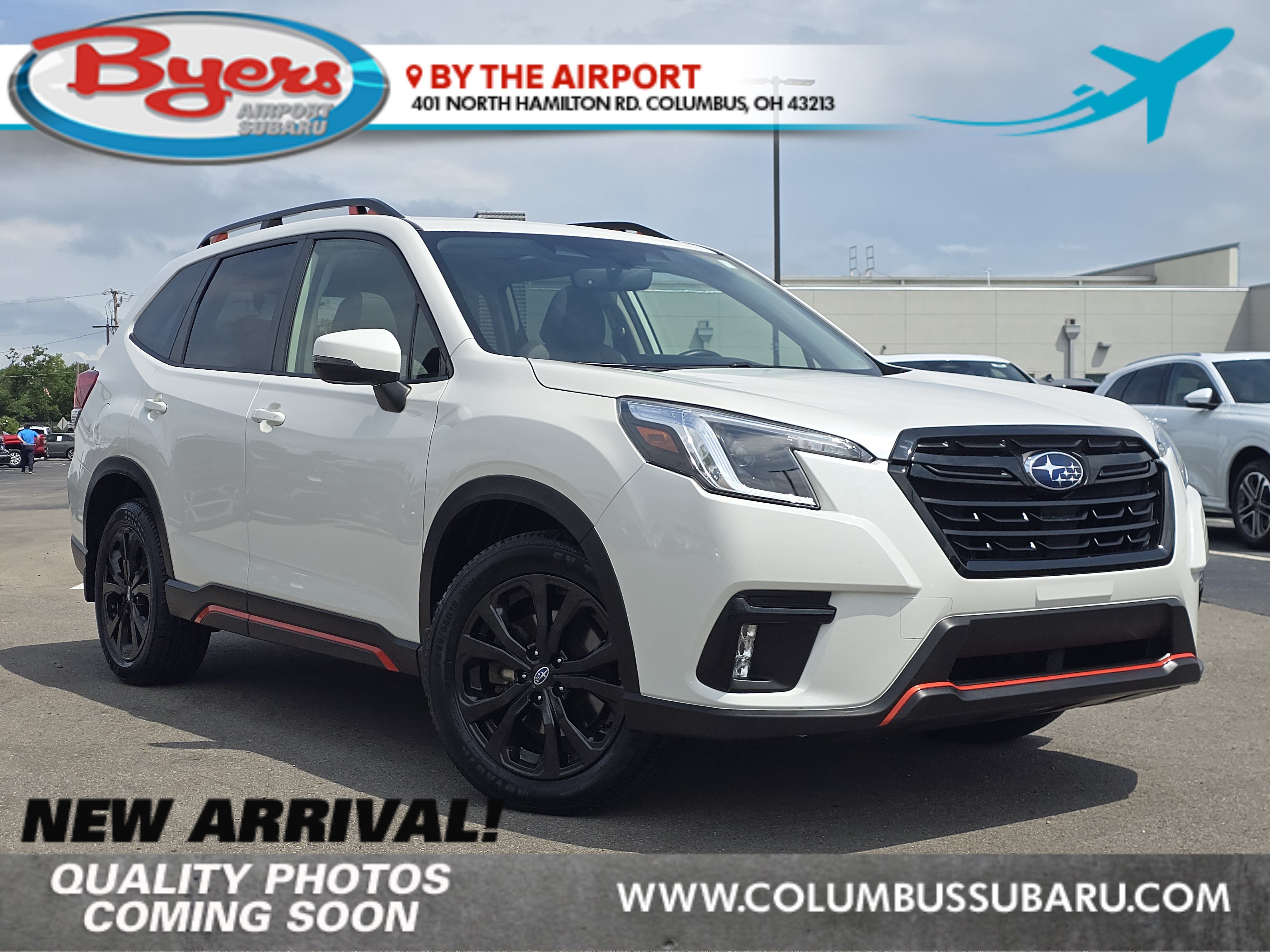 Certified Used 2022 Crystal White Pearl Subaru Sport image 1