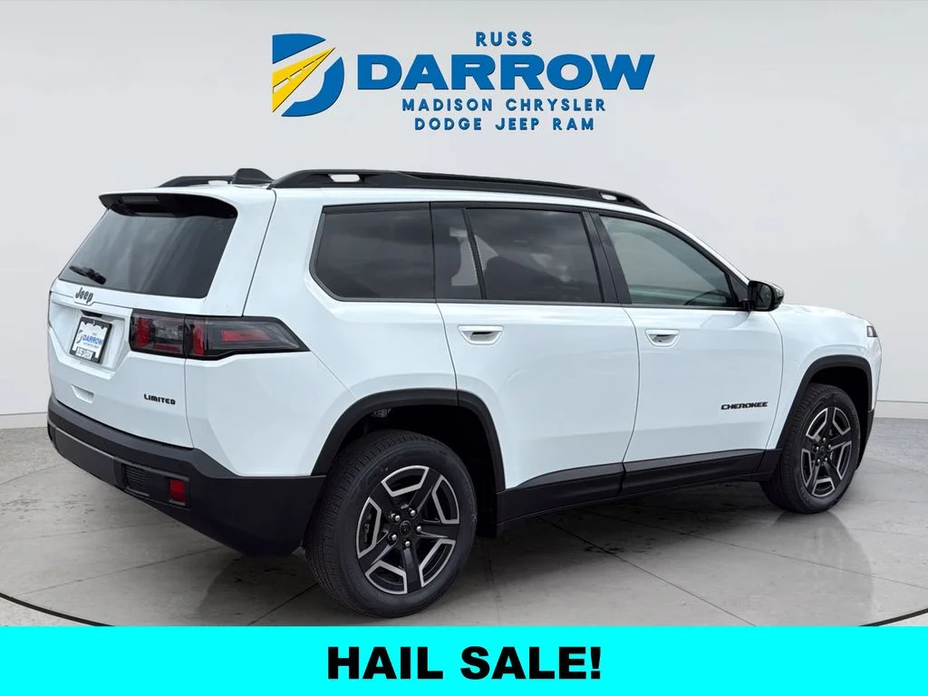 New 2026 Bright White Clear-Coat Exterior Paint Jeep Limited image 5