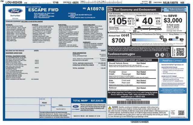 Used 2022 Blue Ford SE image 4
