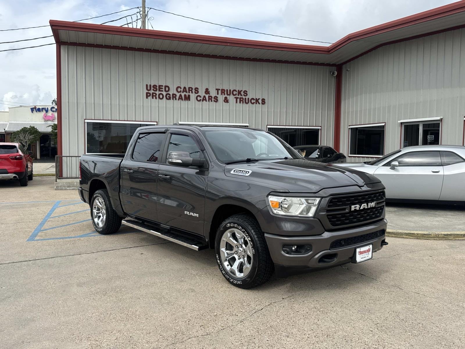 Used 2022 Granite Crystal Metallic Clearcoat Ram Big Horn image 1