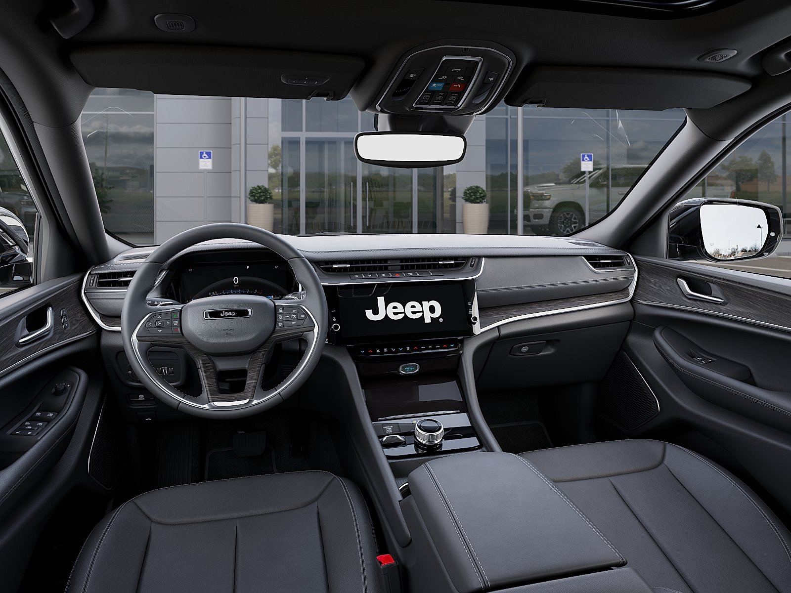 New 2026 Diamond Black Crystal Pearl-Coat Exterior Paint Jeep Limited 4x4 image 15