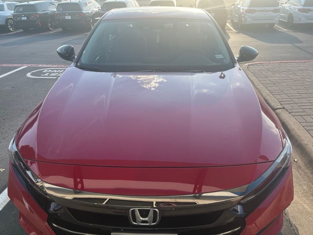 Used 2021 Radiant Red Metallic Honda Sport Special Edition image 2