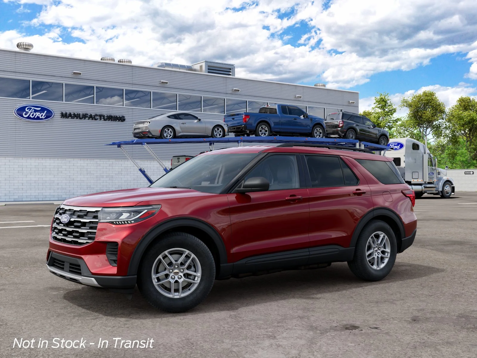 New 2027 Ruby Red Metallic Tinted Clearcoat Ford Active image 1