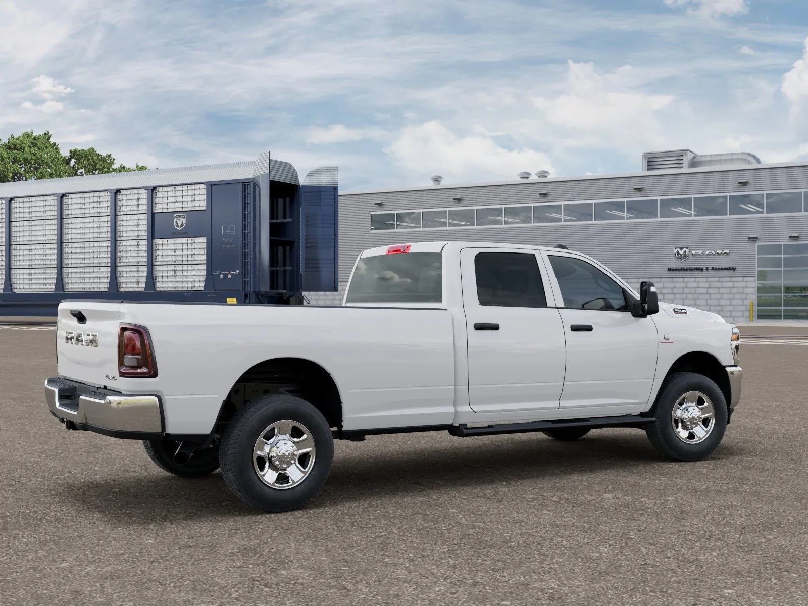 New 2027 Bright White Clear-Coat Exterior Paint RAM Tradesman image 3