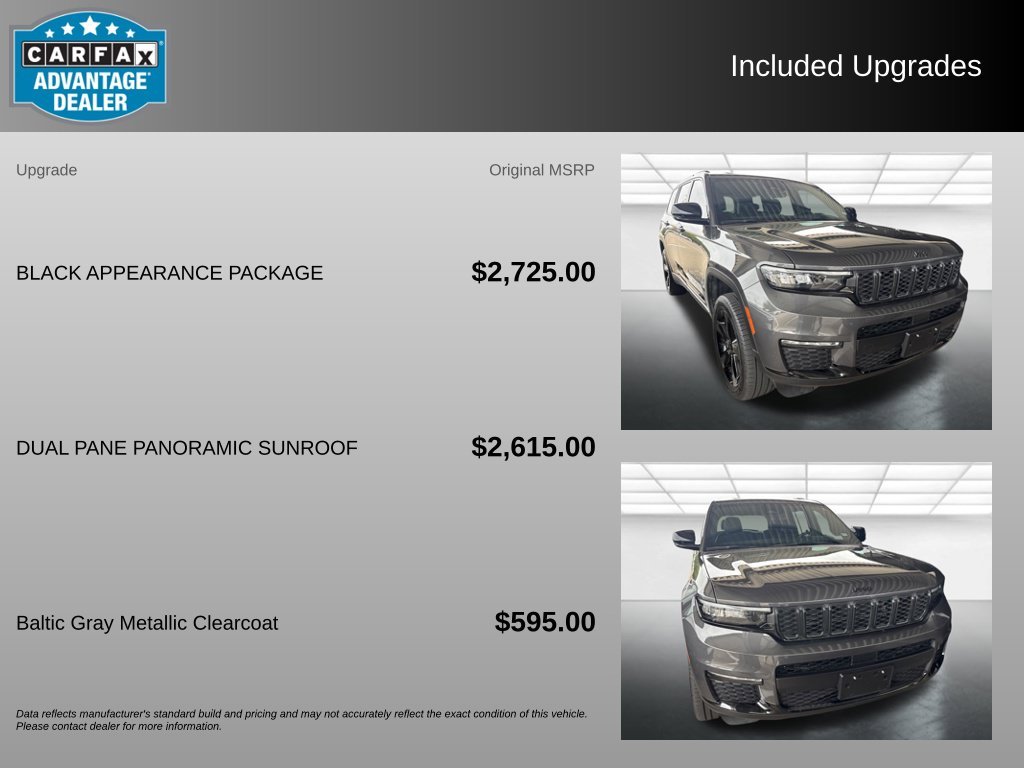 Used 2025 Gray Jeep Limited 4x4 image 3