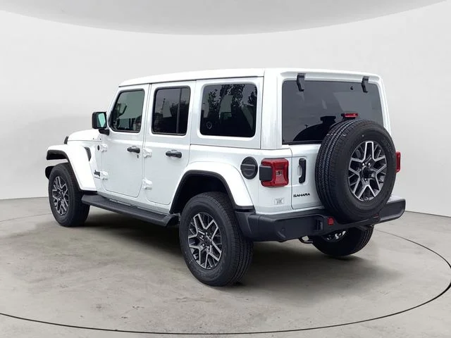New 2026 Bright White Clearcoat Jeep 4-DOOR SAHARA image 3