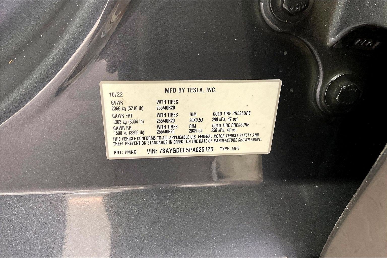 Used 2023 Midnight Silver Metallic Tesla Long Range image 34