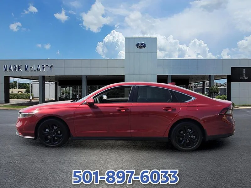 Used 2024 Radiant Red Metallic Honda EX CVT image 2