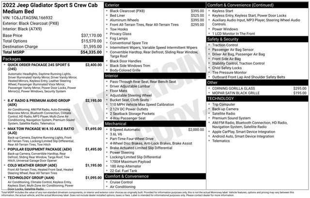 Used 2022 Black Jeep Sport image 3